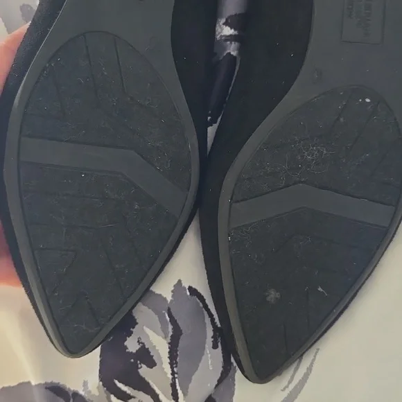 Christian Siriano Black Snake Print Flats - Picture 2 of 4